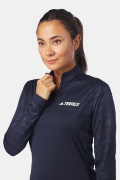 ADIDAS Terrex Multi Half-Zip LS Shirt Dames -Kleurrijk Mode 2210003154589 013 nl