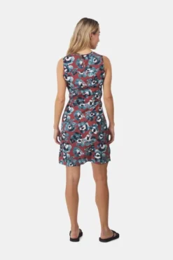 Jack Wolfskin Tioga Road Flower Dress Jurk Dames -Kleurrijk Mode 4064993664270 012 nl