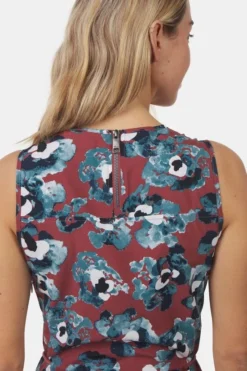 Jack Wolfskin Tioga Road Flower Dress Jurk Dames -Kleurrijk Mode 4064993664270 013 nl