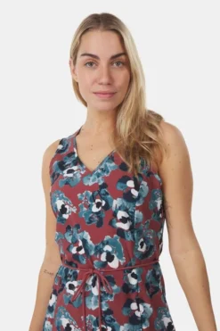 Jack Wolfskin Tioga Road Flower Dress Jurk Dames -Kleurrijk Mode 4064993664270 014 nl
