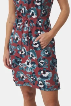 Jack Wolfskin Tioga Road Flower Dress Jurk Dames -Kleurrijk Mode 4064993664270 015 nl