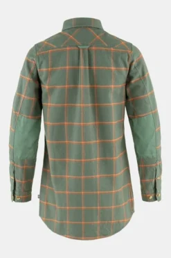 FJÄLLRÄVEN Övik Twill LS Top Dames -Kleurrijk Mode ahabf10001 5281 02 nl