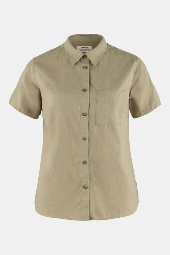 FJÄLLRÄVEN Ovik Travel Shirt SS Dames 1 FJÄLLRÄVEN Ovik Travel Shirt SS Dames