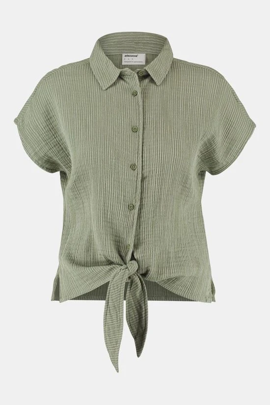 Billie Front Tie Shirt W 1 Billie Front Tie Shirt W