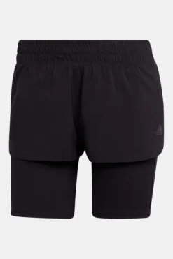 ADIDAS Run Icons 3bar 2-In-1 Short Dames -Kleurrijk Mode c11caa0036 7070 06 nl