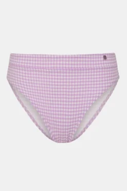 BEACHLIFE Lilac Check Bikinibroek